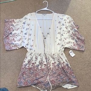 Charlotte Russe Floral Romper
